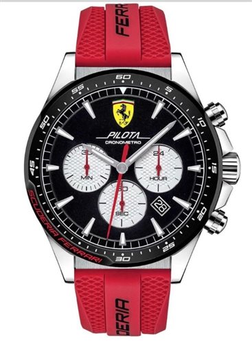 Montre best sale ferrari rouge